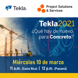 Webinar Tekla 2021 para Concreto